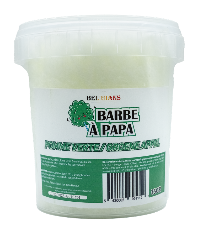 Barbe à Papa Bel'Gians Pomme 35 g