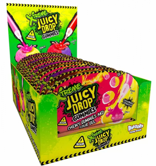 [SS000224 6032] Juicy Drop Xtreme Gummies 57 g – Bazooka