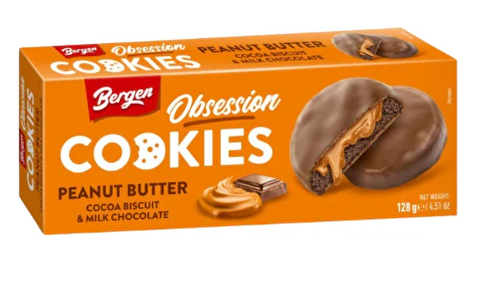Bergen Obsession Peanut Butter Cocoa Cookies 128 g