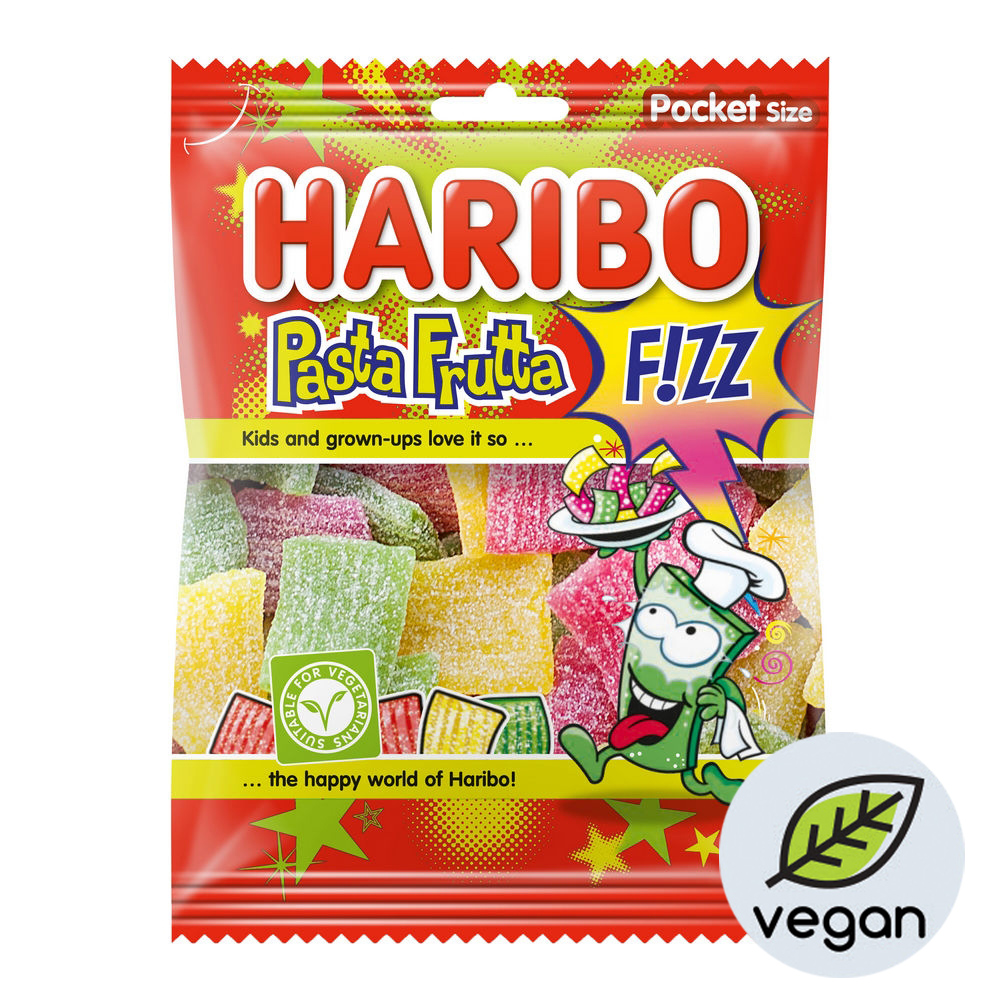 [SS001848] Haribo Pasta Frutta Fizz Vegan 70 g