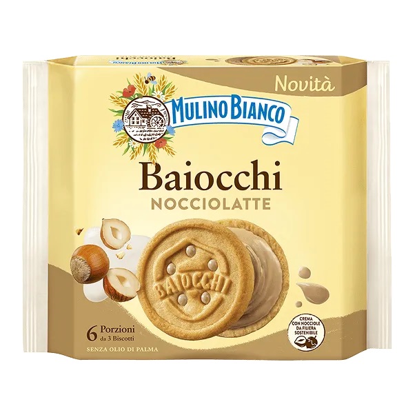 Mulino Bianco Baiocchi Nocc Latte 168 g