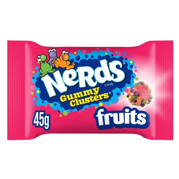 [SS001933] Nerds Gummy Clusters Fruits 45 g