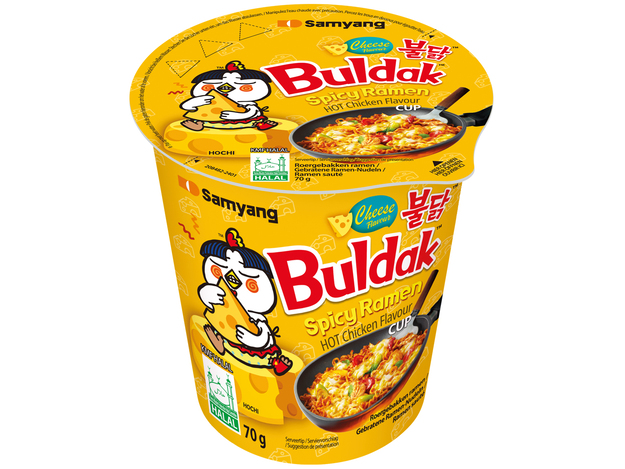 Samyang Noodles Hot Chicken Cheese Jaune 70 g