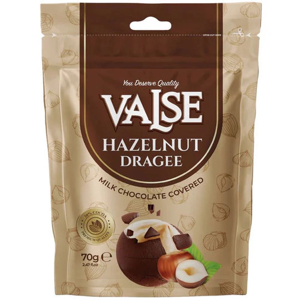 [SS001440] Valse Dragee Hazelnut & Milk Chocolate 70 g