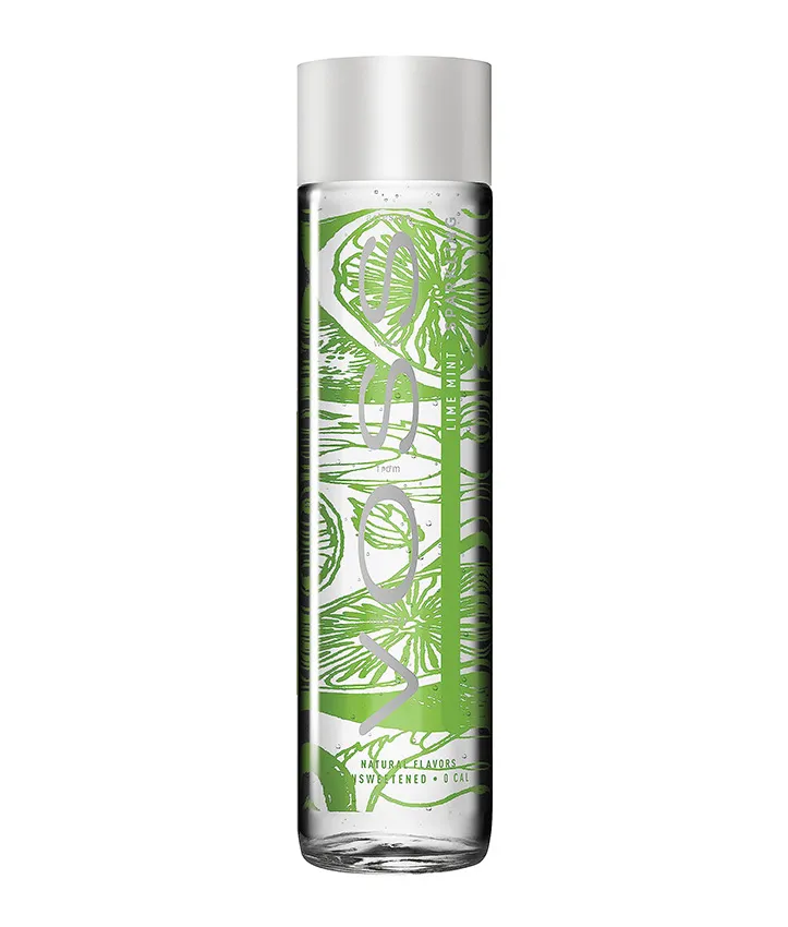 [SS001551 108503] Voss Eau Aromatisée Citron Vert & Menthe 375 ml