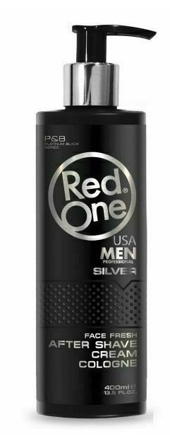 Red One Silver After Shave Cream Cologne 400 ml