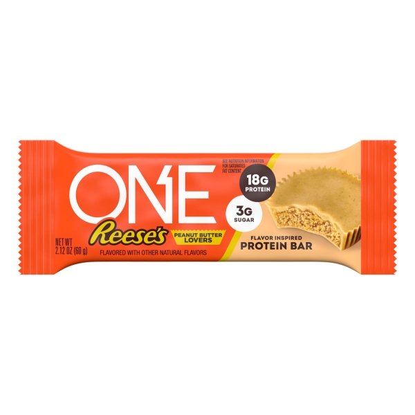 One Reese's Peanut Butter Lovers Protein Bar 60Gr