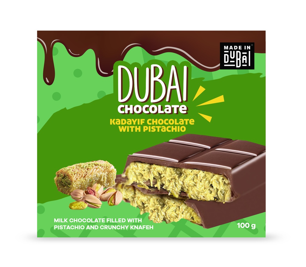 Made in Dubai - Dubai Chocolate Kadayif with Pistachio 100 g