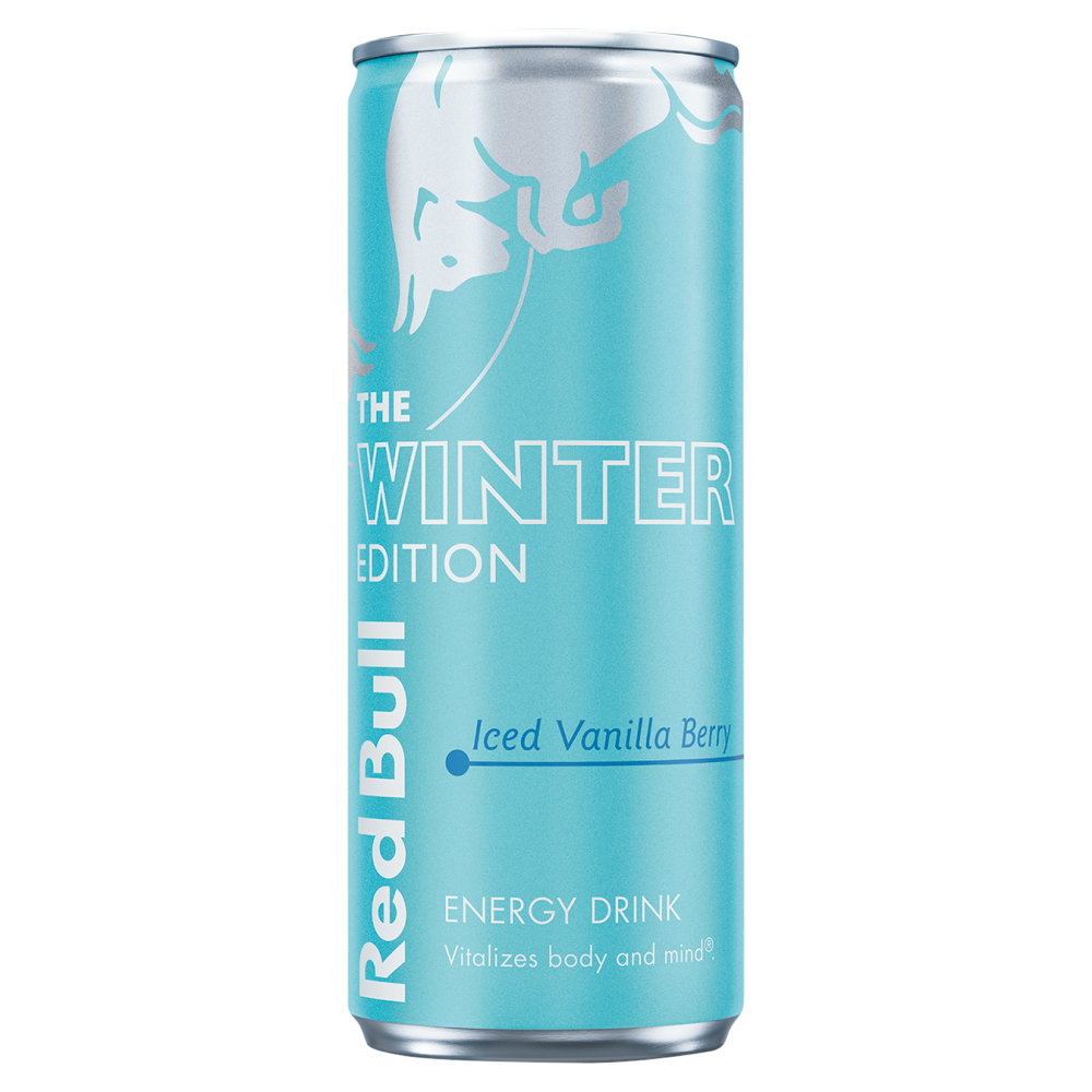 Red Bull Energy The Winter Edition Mûre Givrée & Vanille 250 ml