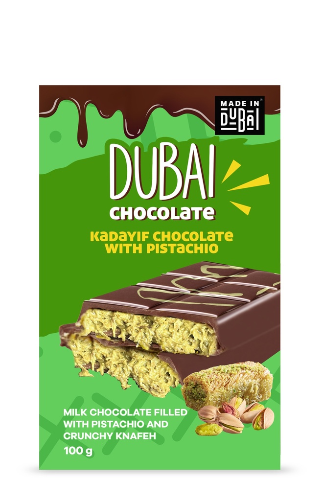 Made in Dubai - Dubai Chocolate Kadayif with Pistachio H 100 g 