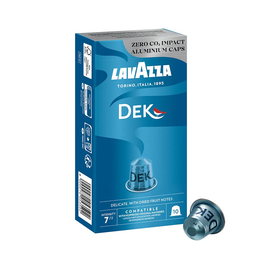 Lavazza Caps Dek Compatibile Nespresso Original 10 Capsules