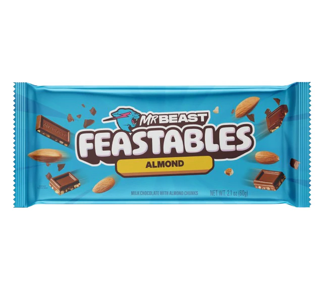 Mr Beast Feastables Chocolate Almond 60 g