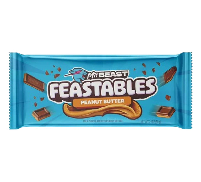 Mr Beast Feastables Chocolate Peanut Butter 60 g