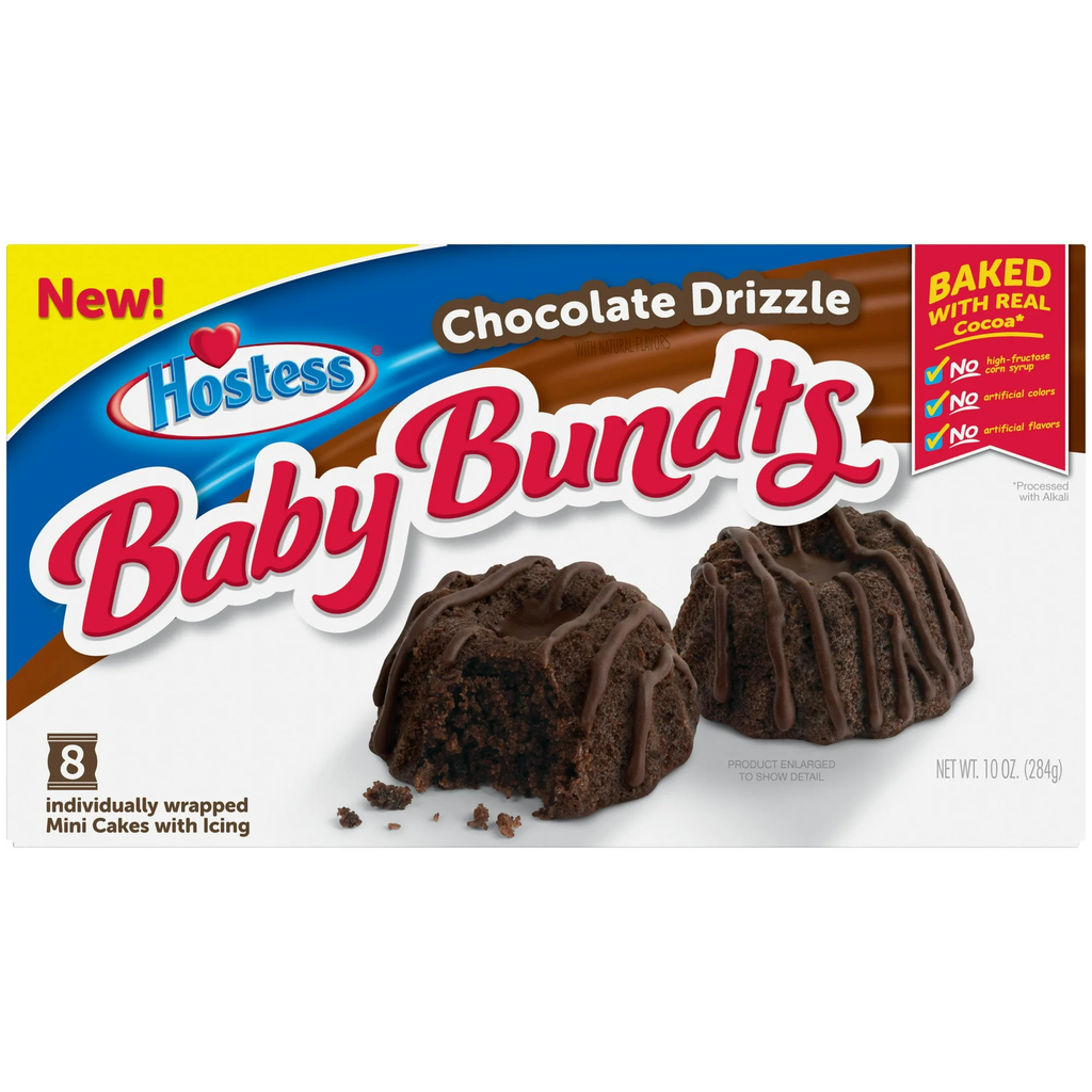 Hostess Baby Bundts Chocolate 284g