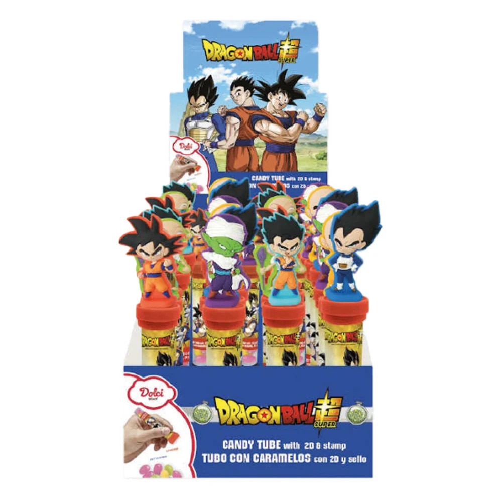 Dragon Ball Z Stamp Tube Jellies 8 g