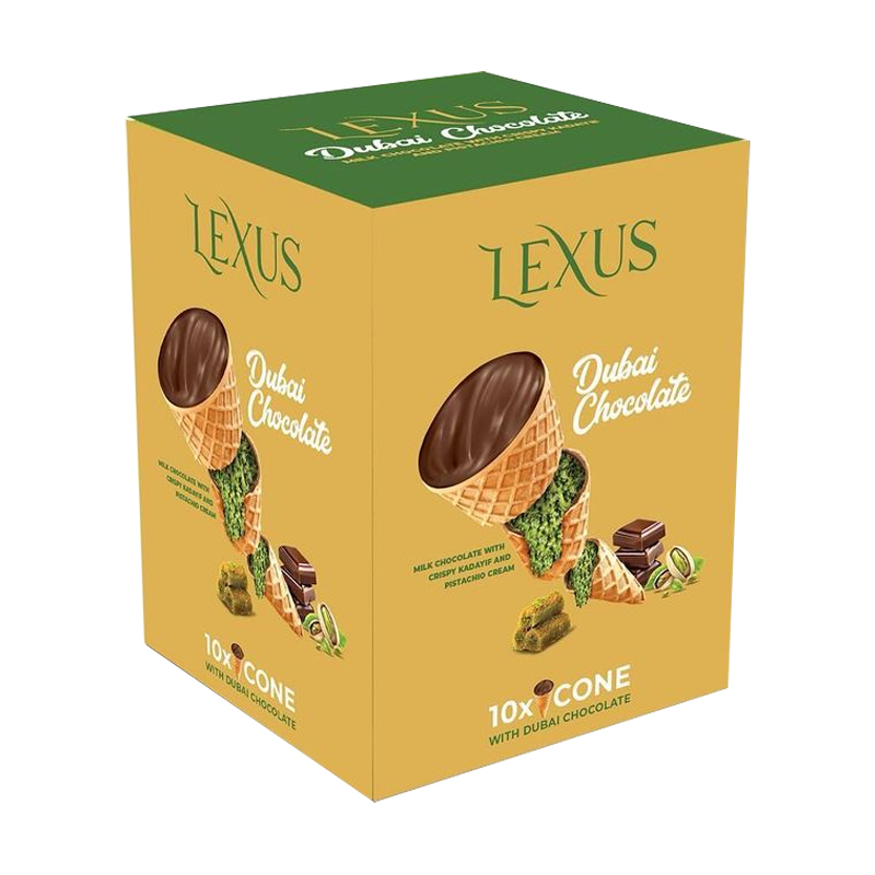 Lexus Dubai Chocolate Cone 13,5 g x 10 pcs