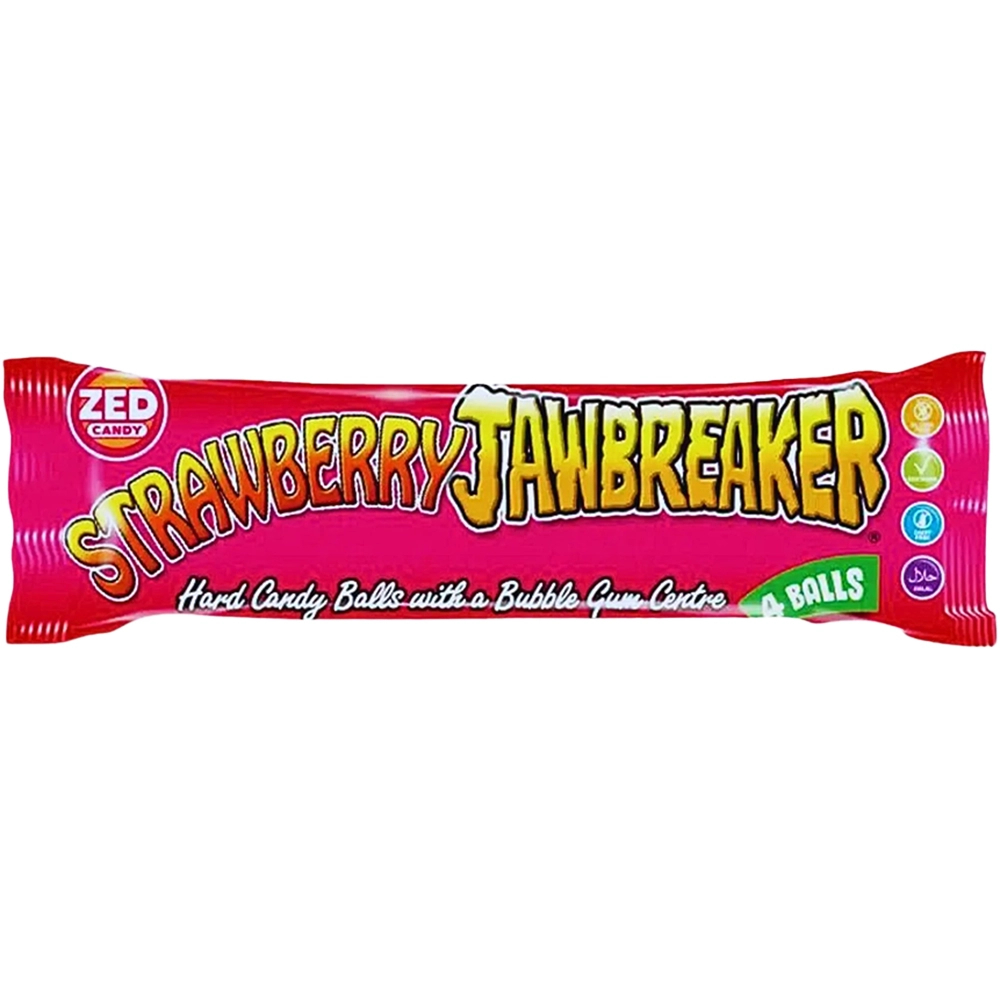 Zed Strawberry Jawbreaker 4 Balls