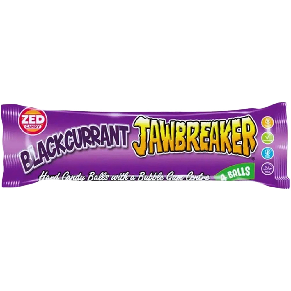 Zed Blackcurrant Jawbreaker 4 Balls