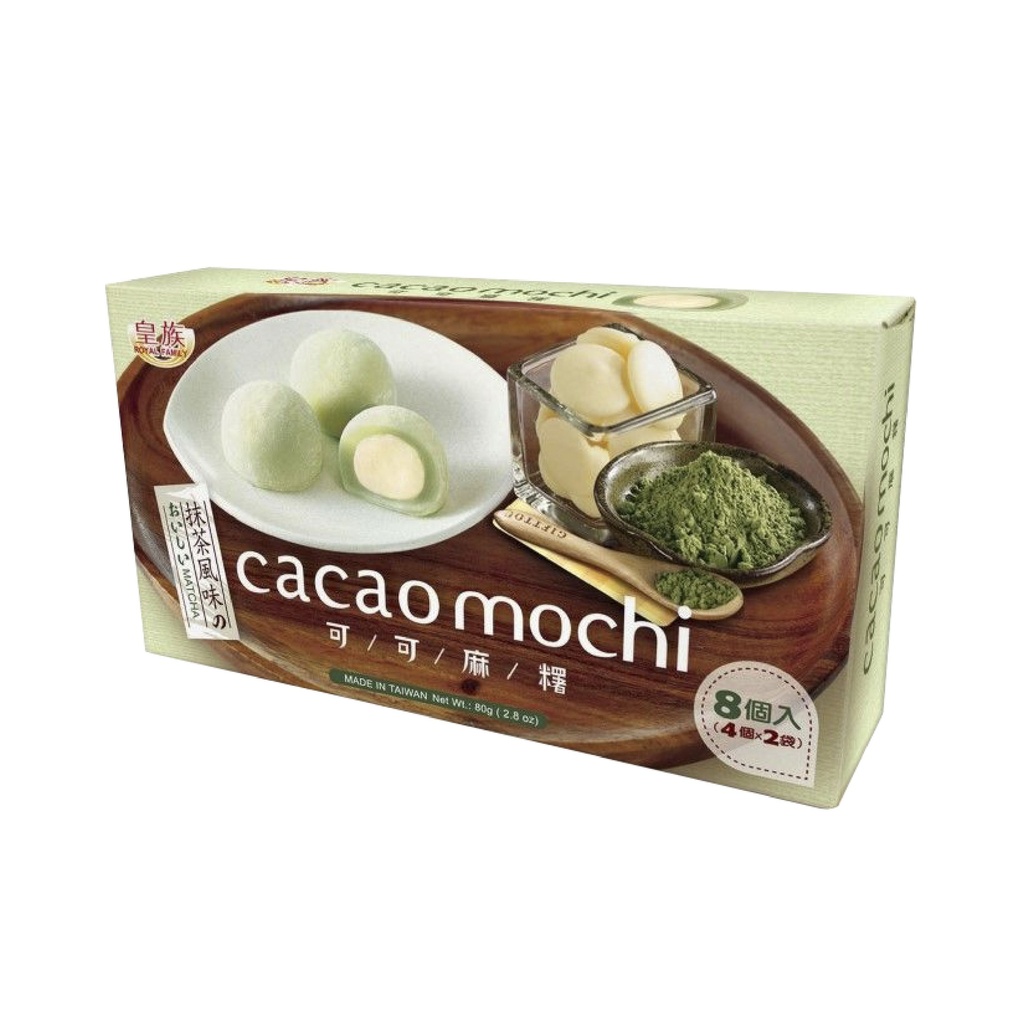 Royal Cacao Mochi Matcha Flavor 80 g