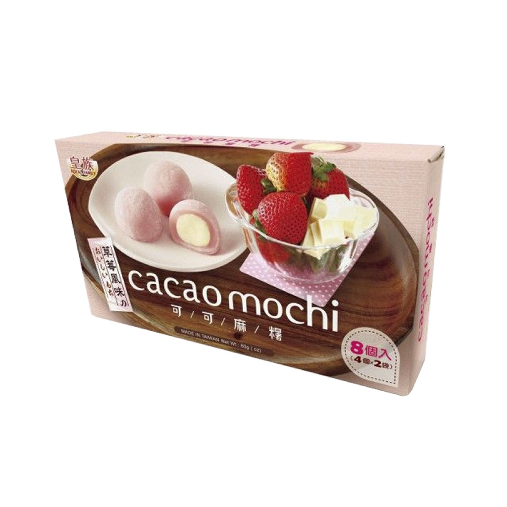 Royal Cacao Mochi Strawberry Flavor 80 g