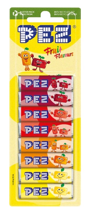 Pez 6-pak Fruit 51 g