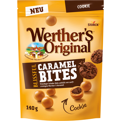 Werther's Original Blissful Caramel Bites Cookie 140 g 