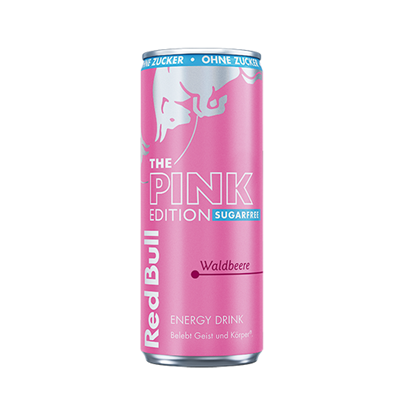 Red Bull Energy Drink Pink Edition Waldbeere Sugarfree 250 ml