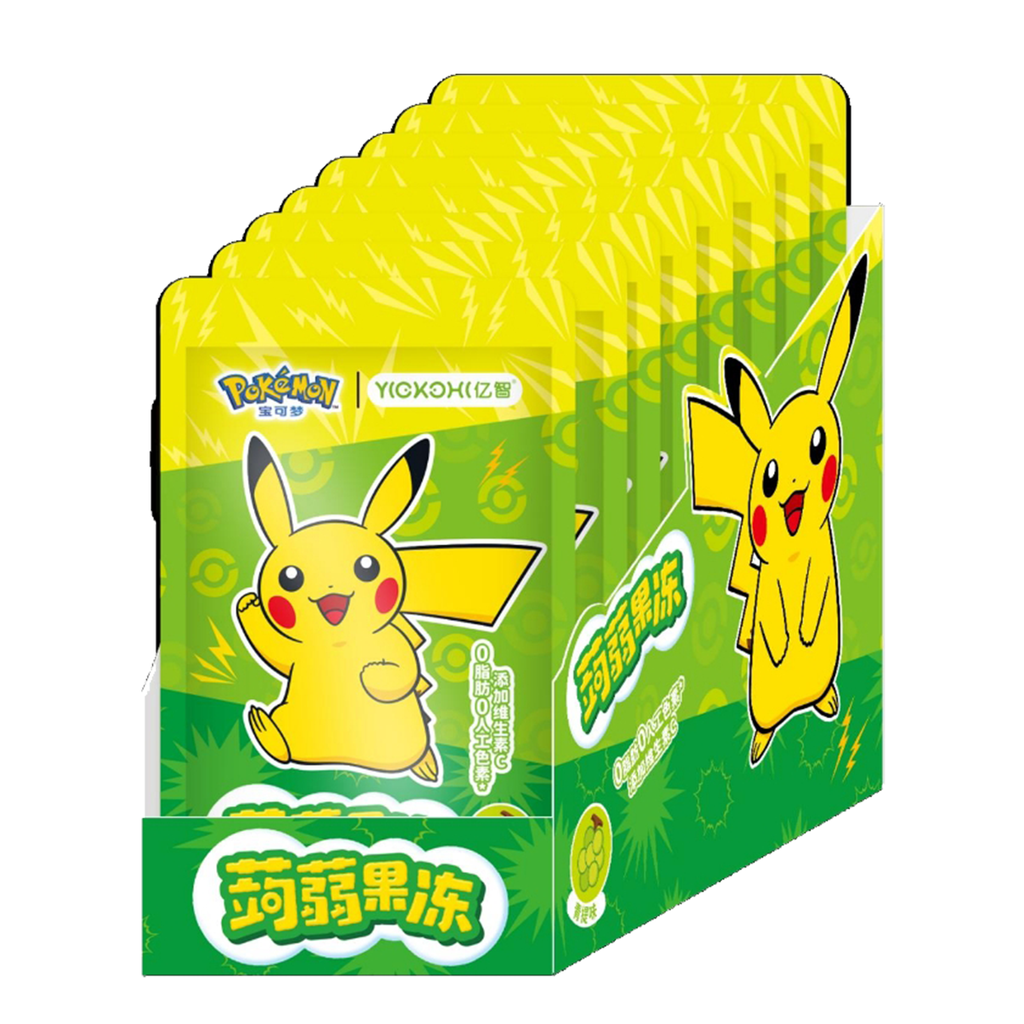 Pokemon Jelly Green Grape Flavor 25 g