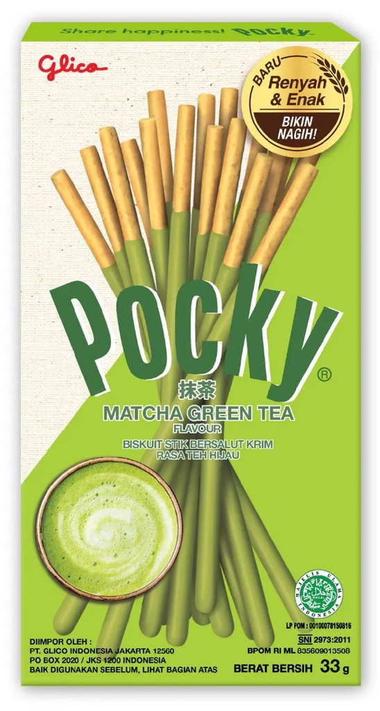 Glico Pocky Matcha Green Tea 33 g 
