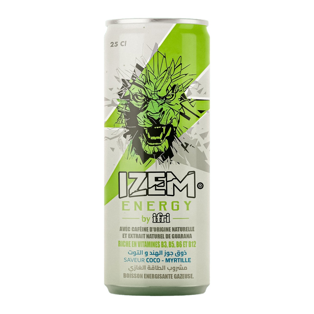 Izem Energy Coco Myrtille 250 ml