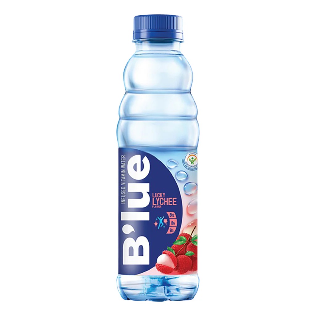 B'lue Vitamins Water Lucky Lychee Flavour 500 ml