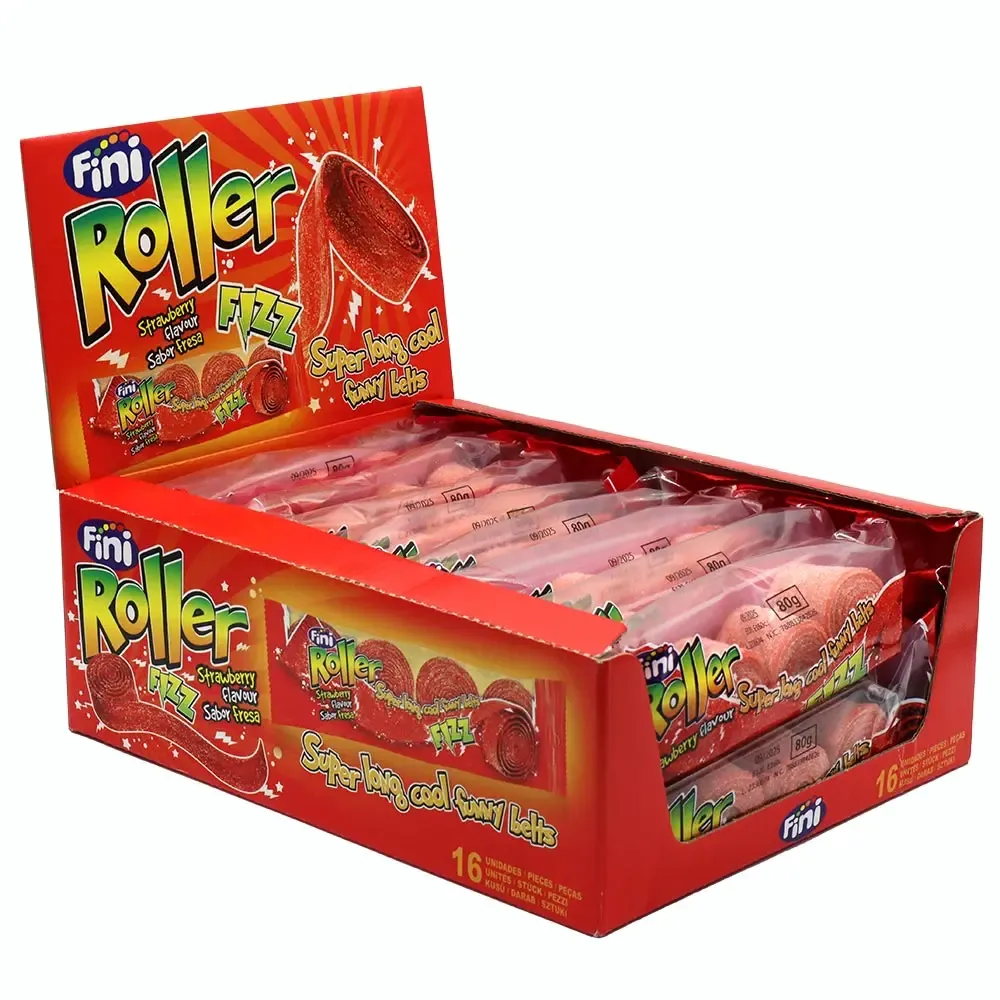[SS002259] Fini Strawberry Roller 4-pack 80 gr