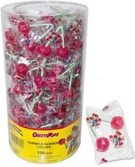 Crest Dubbele Kersen lollies 13,5 gr
