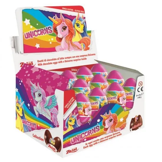 Zaini Unicorn Chocolate Eggs 20 gr