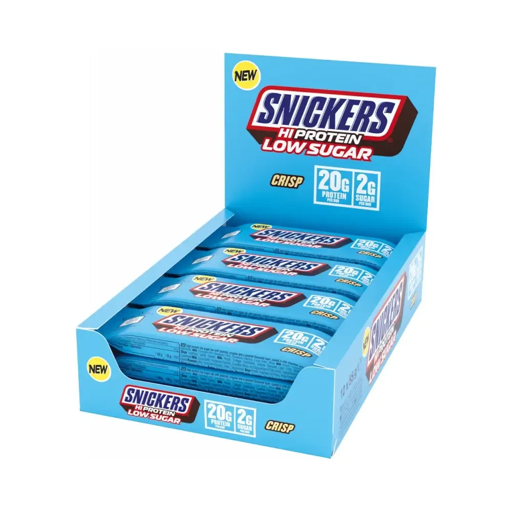Snickers Crisp Low Sugar High Protein Bar 55 g