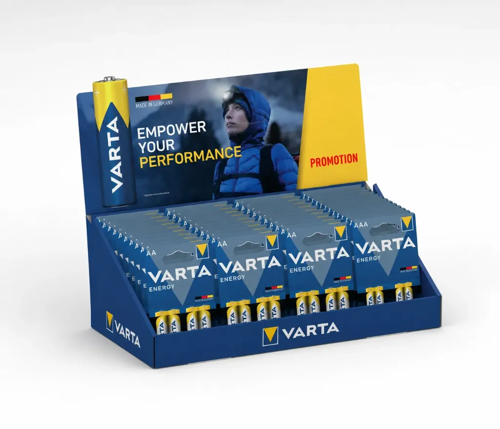 [SS002372] Display Varta Energy Battery 30 AA + 13 AAA