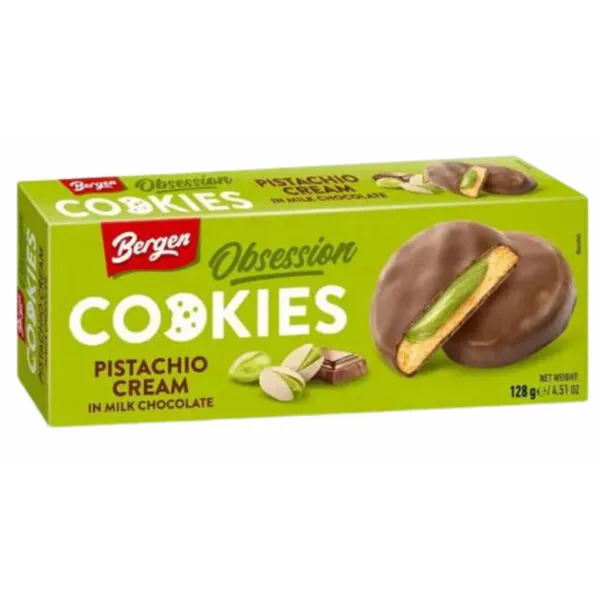 Bergen Obsession Pistachio Chocolate 18 x 128g