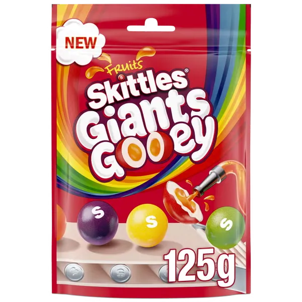 SKITTLES Giants Gooey Sweets Bag 125g