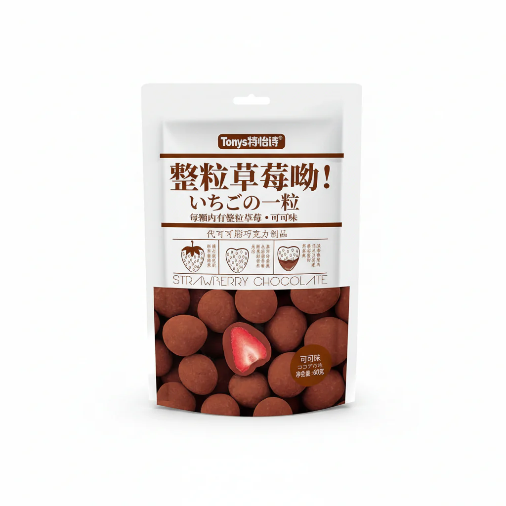 Tonys Whole Strawberry Cocoa Flavor 60g