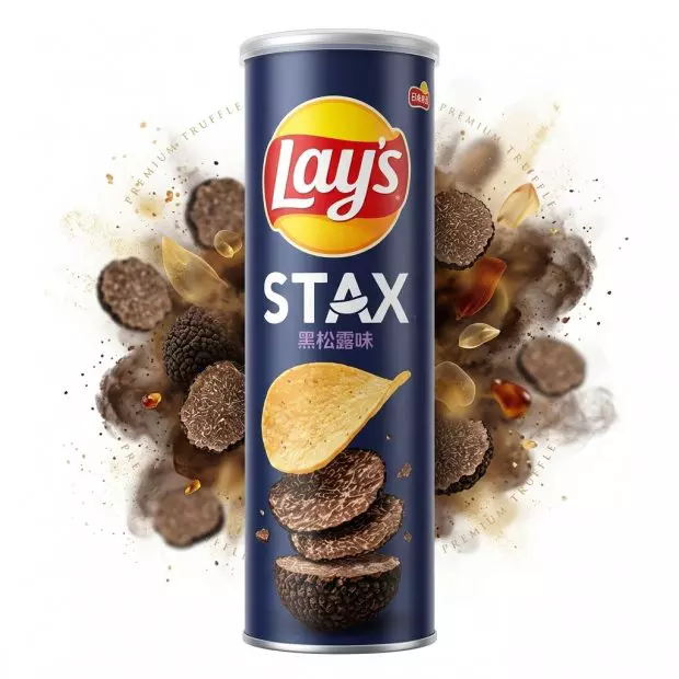[SS002399] Lay's Stax Black Truffle 90g