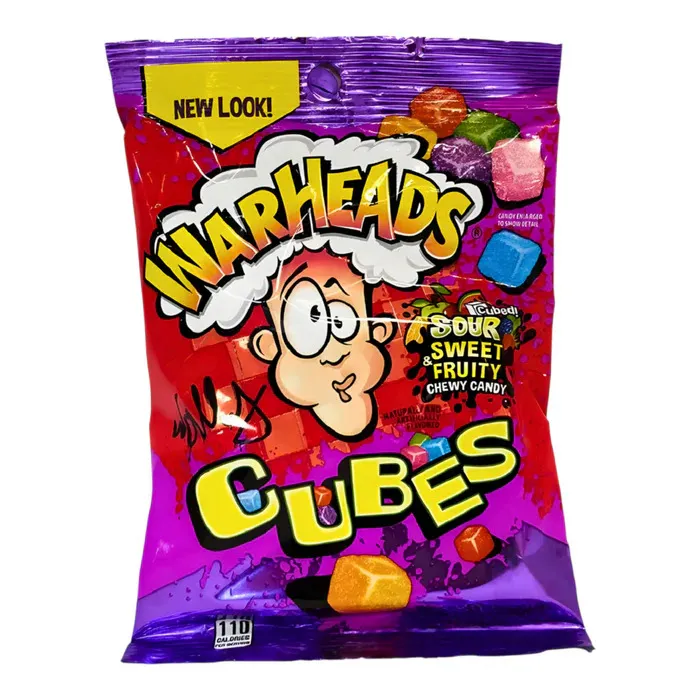 Warheads Sour Fruity cubes 99 gr