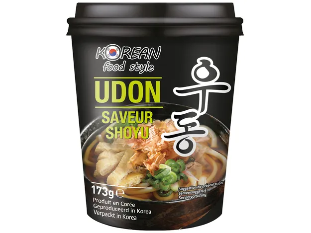 Udon Korean Ramen Shoyu précuit à la coréenne 173 g