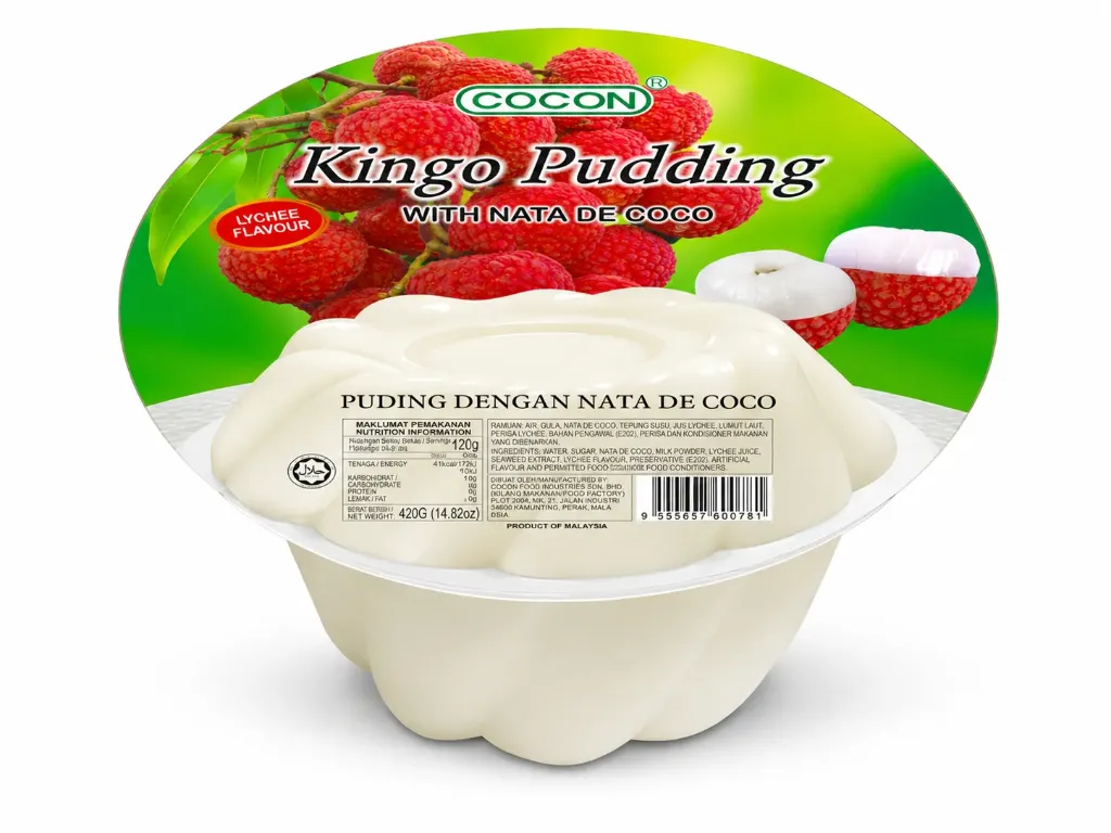 [SS002464] Gelée Kingo Lychee avec Nata de coco 420 g