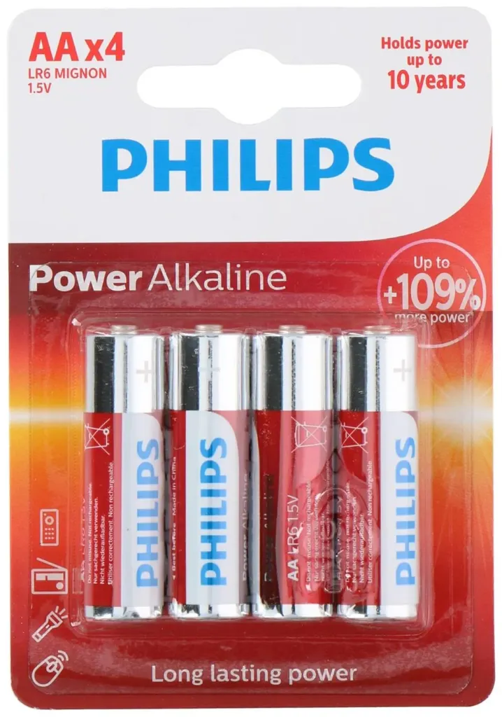 [SS002512] Philips Pile AA LR6 Powerlife 1.5V