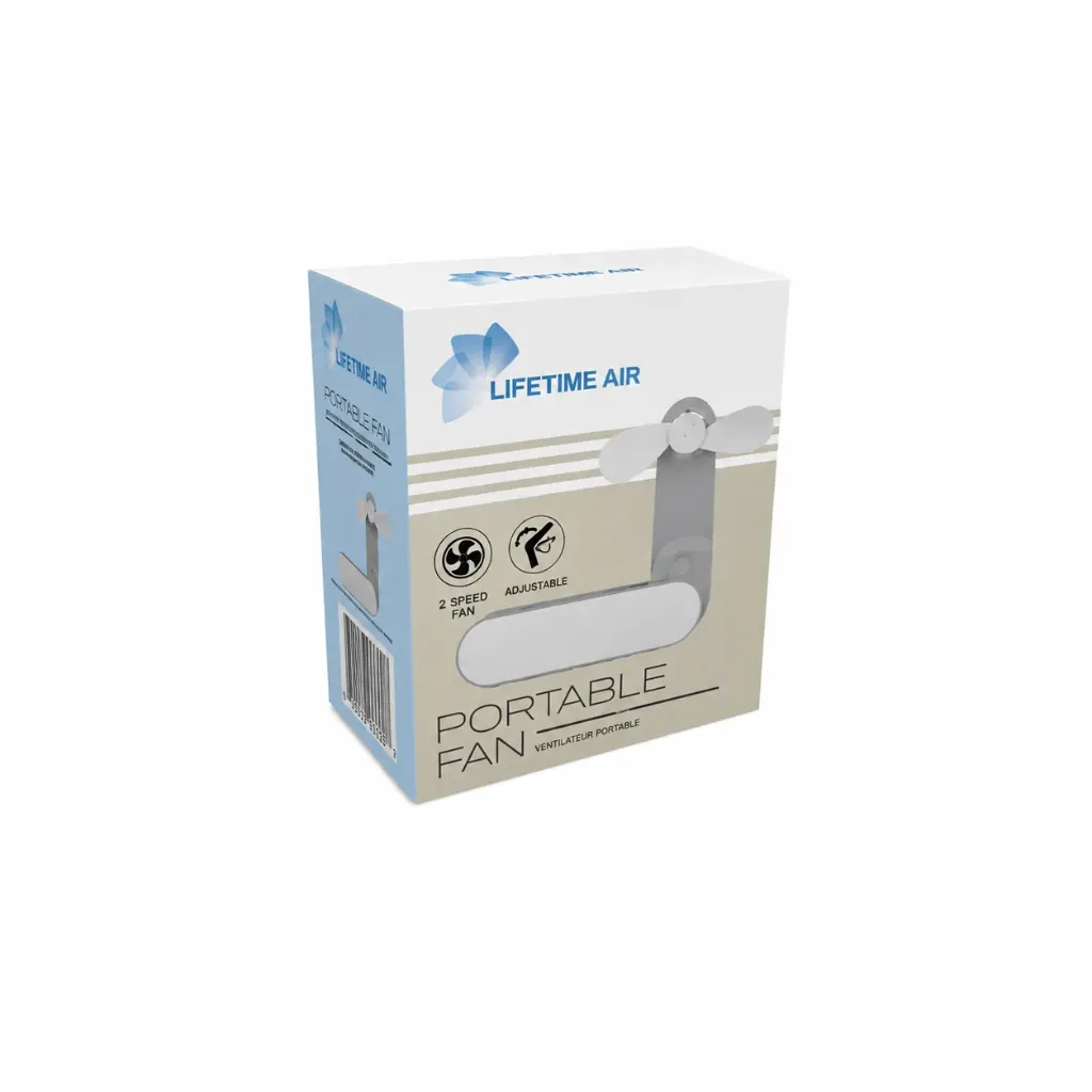 Lifetime Ventilateur Portable Pliable 400mAh USB