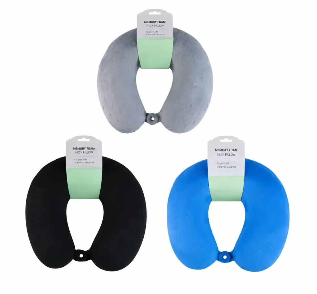 [SS002528] Dunlop Coussin de Voyage Memory Foam 34x29cm