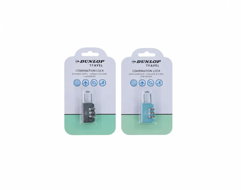 Dunlop Cadenas à Code 3 Chiffres 24x55x13mm