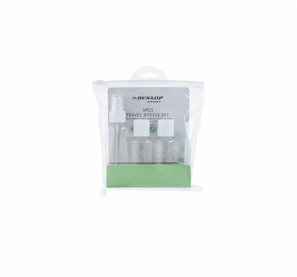 Dunlop Set Flacons Voyage Transparants