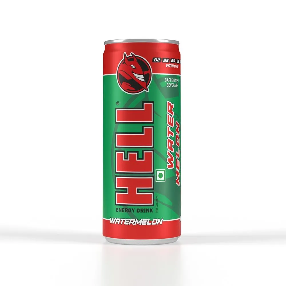 HELL WATERMELON ENERGY DRINK 250 ml x 24