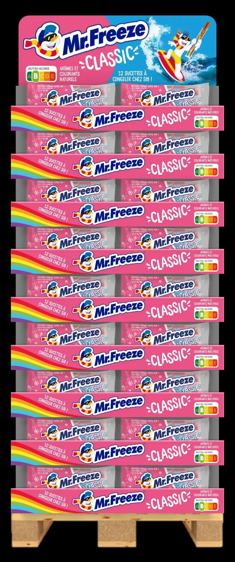 Mr Freeze Display 9x12x18 40Ml